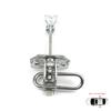 BDP1283 Zadní levý nebo pravý závěs dveří, brzdový doraz, omezovač popruhů pro Fiat Idea Lancia Musa 350 2004-2012 51782471