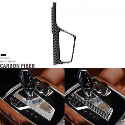 Real Carbon Fiber Gear Shift Indicator Cover Trim For BMW 7 Series G11 G12 15-22