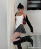 Geulouhaideu Glinz Asymmetrical Shirred Sleeveless