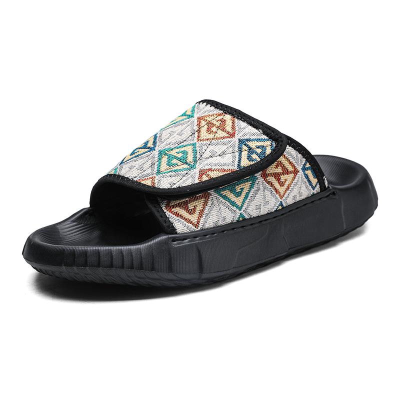 Men's casual slippers summer cool EVA outdoor soft sole anti slip breathable beach shoes fashion youth versatile walk sandals