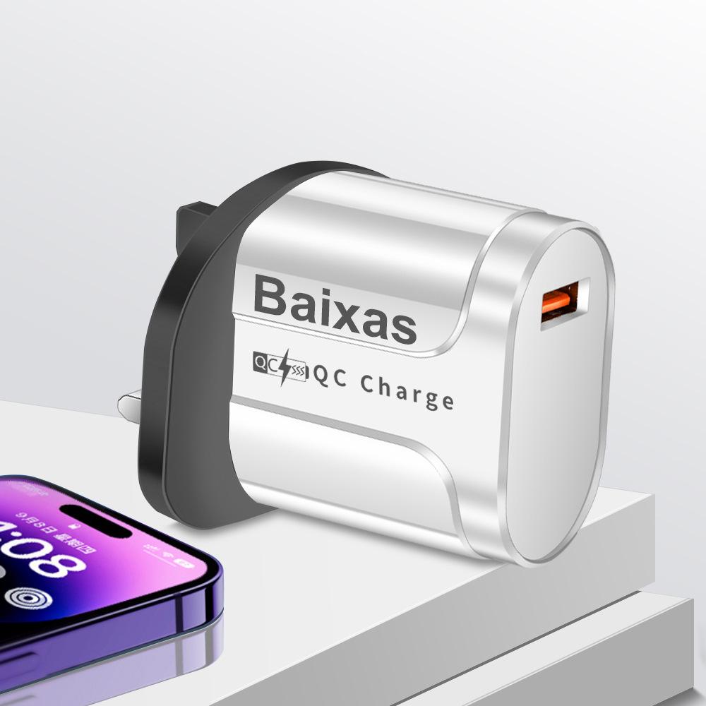 European Standard 4-Port 5V/2.4A USB Travel Charger