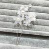 U-Form Brautschmuck Blume Kunstperle Hochzeit Haarnadel Clip Party Kopfbedeckung