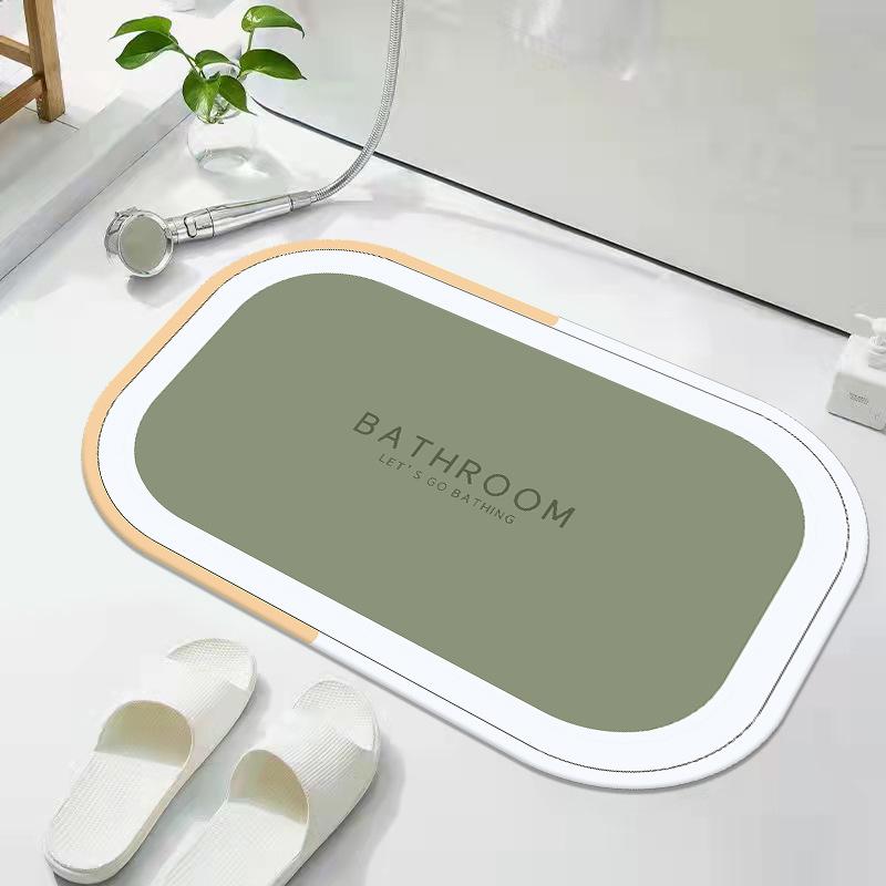 

Коврики для ванной комнаты с цветочным узором специальной формы Быстросохнущие противоскользящие коврики для ванной Грязеотталкивающие коврики для ванной Коврики для ног в ванной и туалете Коврики для двери 40cm*60cm