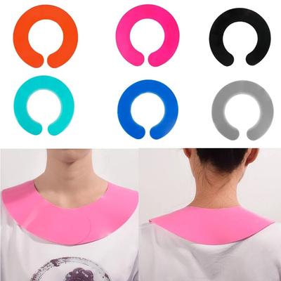 Μαλακή Σιλικόνη Κολάρο Κοπής Μαλλιών Κάπες Προστατευτικό Λαιμού Σαλόνι Μπαρμπέρ Η κομμωτική Βαφή Μαλλιών Αδιάβροχο Περίδεμα Λαιμού Αξεσουάρ Μπαρμπέρ