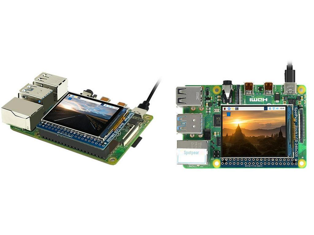 Raspberry Pi 2" IPS 240x320 LCD Display with GPIO Interface and Built-in Speaker