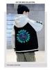 Jungen Mittlere-Große Koreanischer Stil Patchwork Kapuzen-Baseballjacke - Frühling/Herbst 2025