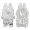 New 17cm LABUBU Clear Macaron Case, Dust Case, Housings, Popmart Bubble Mart Doll Accessories, Doll Accessories, Christmas Gifts