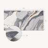 Pack of Vinyl Tiles with an Abstract Waves and Veins Bedroom Design 10x40x20 cm