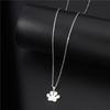 Stainless Steel Trendy Cute Bear Paw Dog Cat Claw Necklace Animal Footprint Necklaces for Women Love Jewelry Pet Lovers Gift