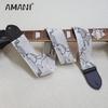 Verdickter Rindsleder Schultergurt für E-Gitarre & Bass