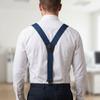Robuste Arbeits Hosenträger 3,8 cm Breit Retro Y-Form Hosenträger Elegant mit 3 Klammern Elastische Hosen Hosenträger