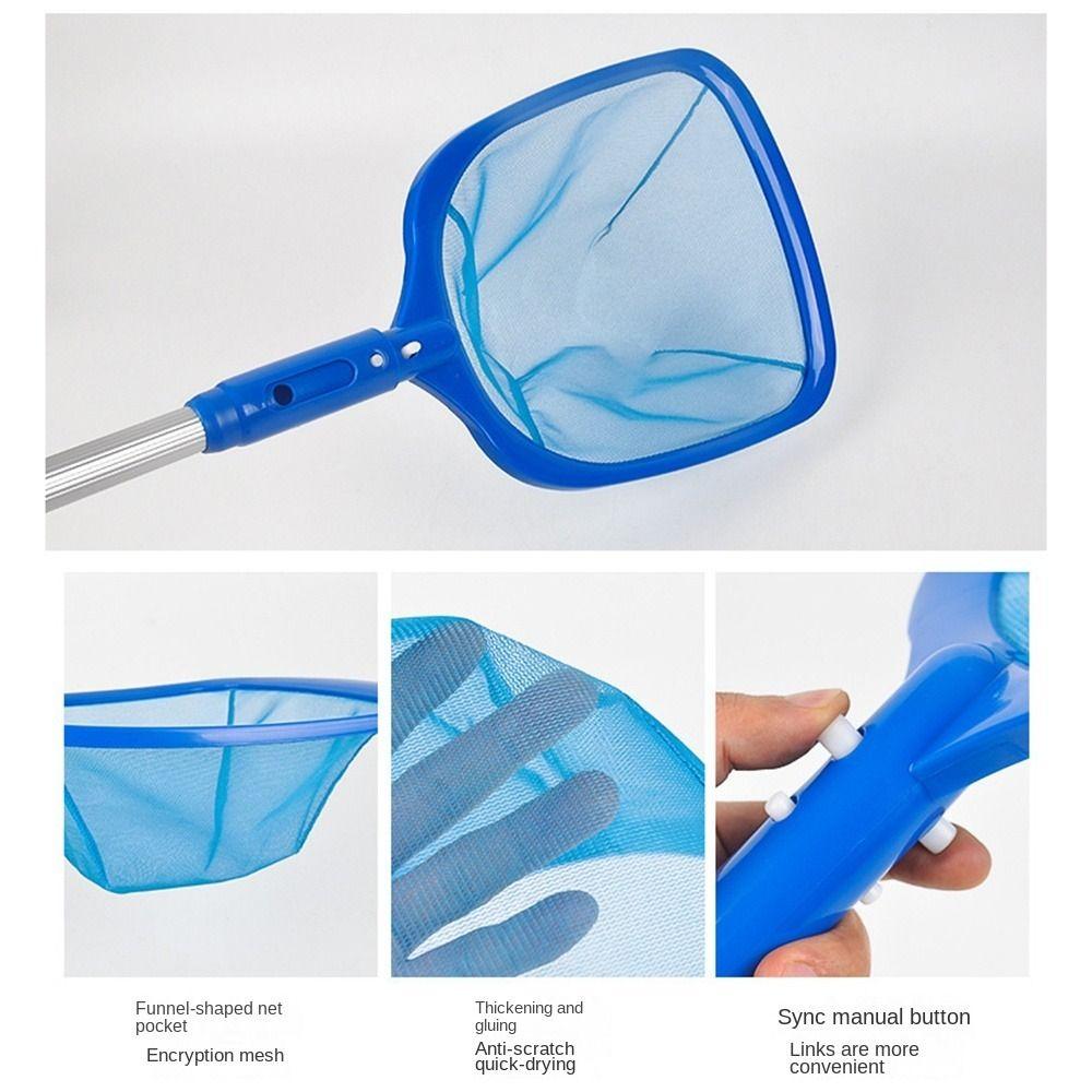 Detachable Design Debris Salvage Mesh Lightweight Telescopic Pond Net  Surface Cleaning