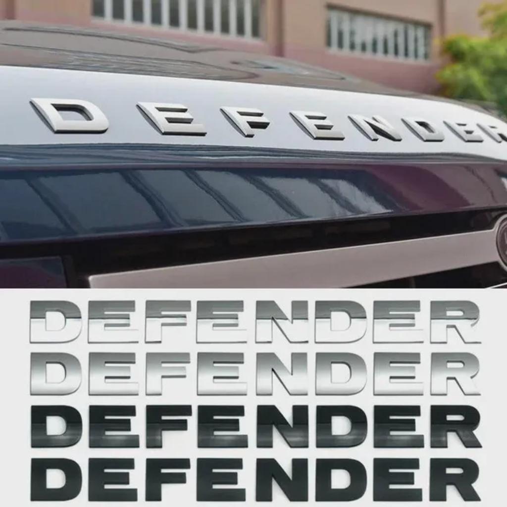 Araba Ön Kaput Kapağı Çıkartma Etiketi La/nd Ro/ver DE/FENDER Dış Modifikasyonu