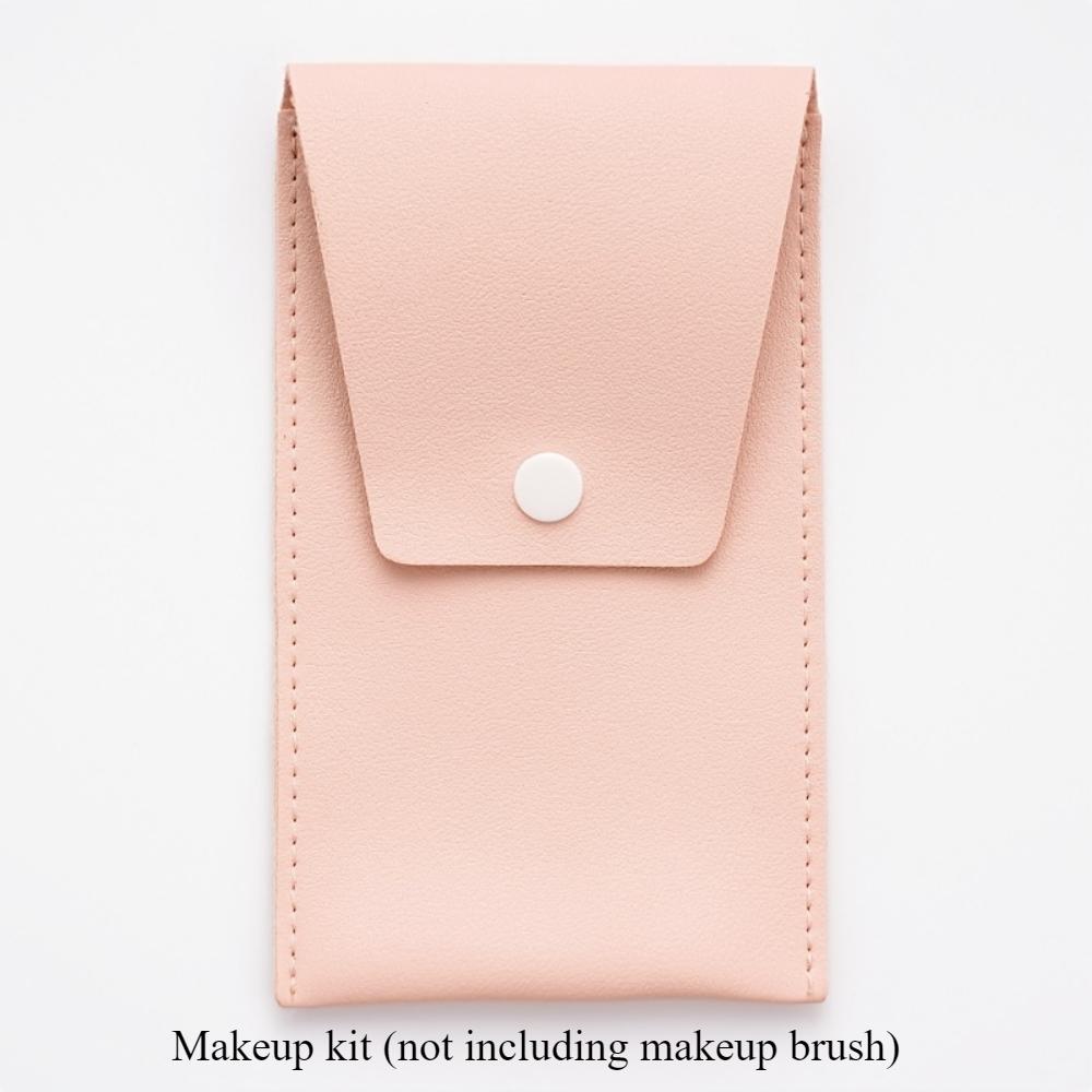 Zestaw 8 pędzli do makijażu, przenośny, w etui.