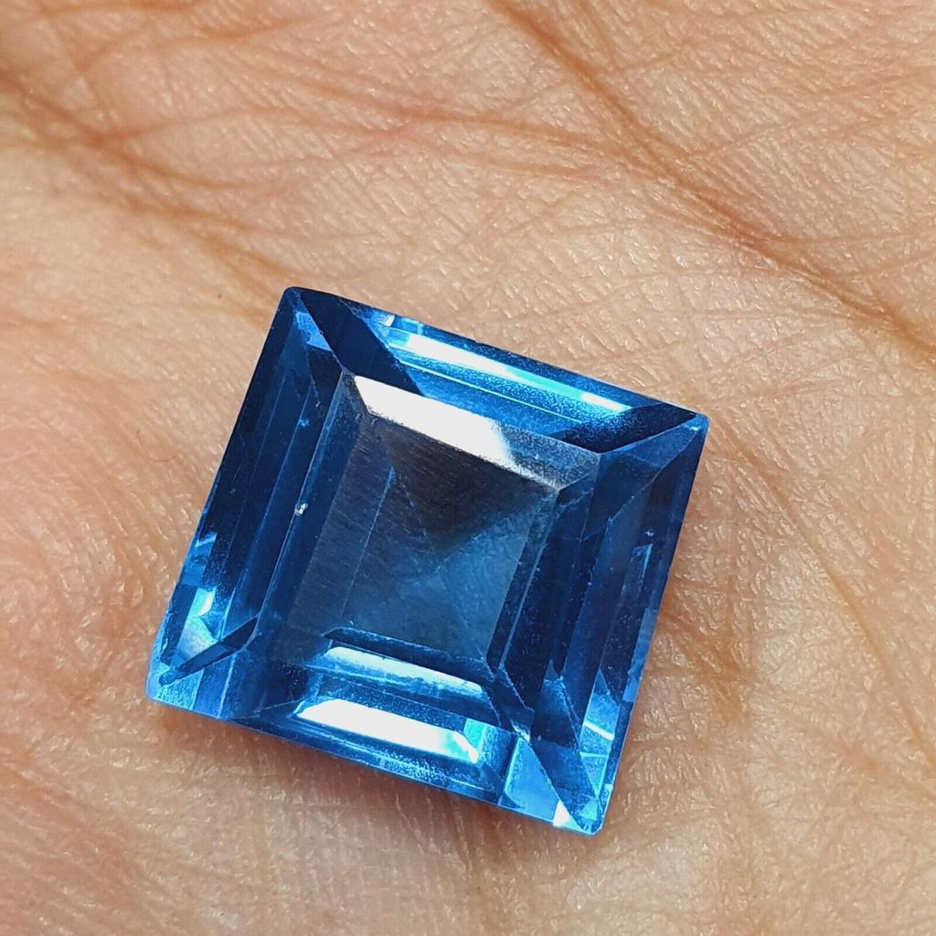 Certified Natural Blue Sapphire 18 Ct Fancy Shape Faceted Loose Gemstone