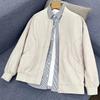 Men's Loose Work Casual Jacket Simple and Handsome Baseball Style Outerwear