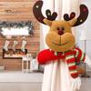 Curtain Buckle Curtain Holder Indoor Curtain Decoration Three-dimensional Santa Claus Curtain Tie Elk Snowman Shape Family Christmas Atmosphere
