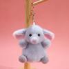 Plush Bear Keychain Animal Toy Soft Polyester Hanging Decor For Kids