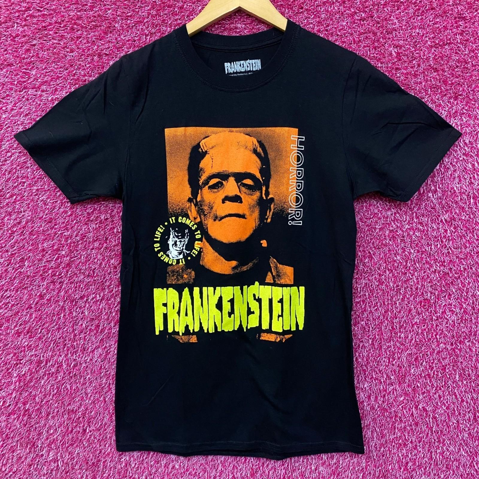 Frankenstein 1931 Classic Horror Film Promo Frankenstein Monsters T-Shirt Small S