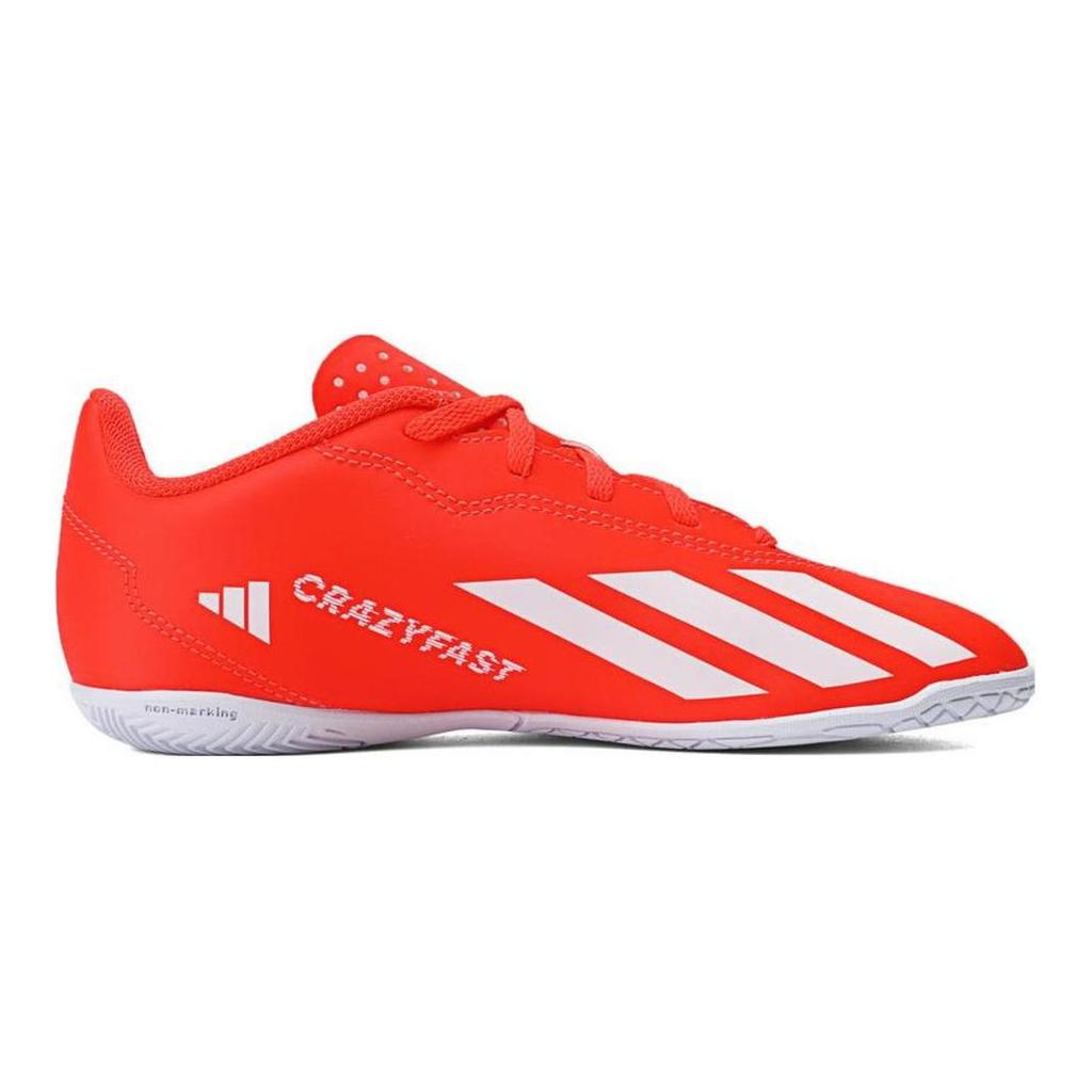 Adidas X Crazyfast Club Soft Comfortable Non-Slip Durable Low-Top Kids Soccer Shoes Kids Soccer Shoes Orange Red IF0709