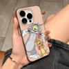 Cartoon T-Toms And J-Jerrys For IPhone 17 16 15 14 13 12 11 Pro Max Plus Pro Clear Phone Cover Non-Slip Shell