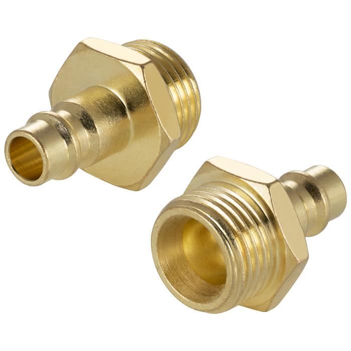 Embout pour air comprimé nw 7,2 avec filetage mâle 1/2" pour le raccordement à l'air comprimé