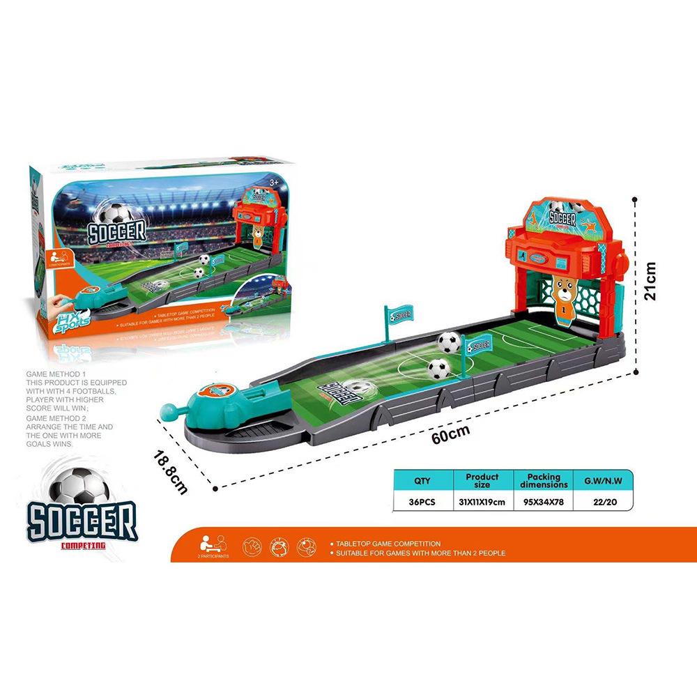 

Подарочная коробка на английском языке, настольная игрушка «Двойной бой», настольная игра для детей в помещении, развивающие игрушки для детей 3–5 лет B01- Single person penalty kick