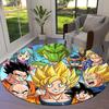 Dragon Ball Heroes Round Area Rug Carpet Rug For Living Room Bedroom Sofa Playroom Decor Nonslip Floor Mat