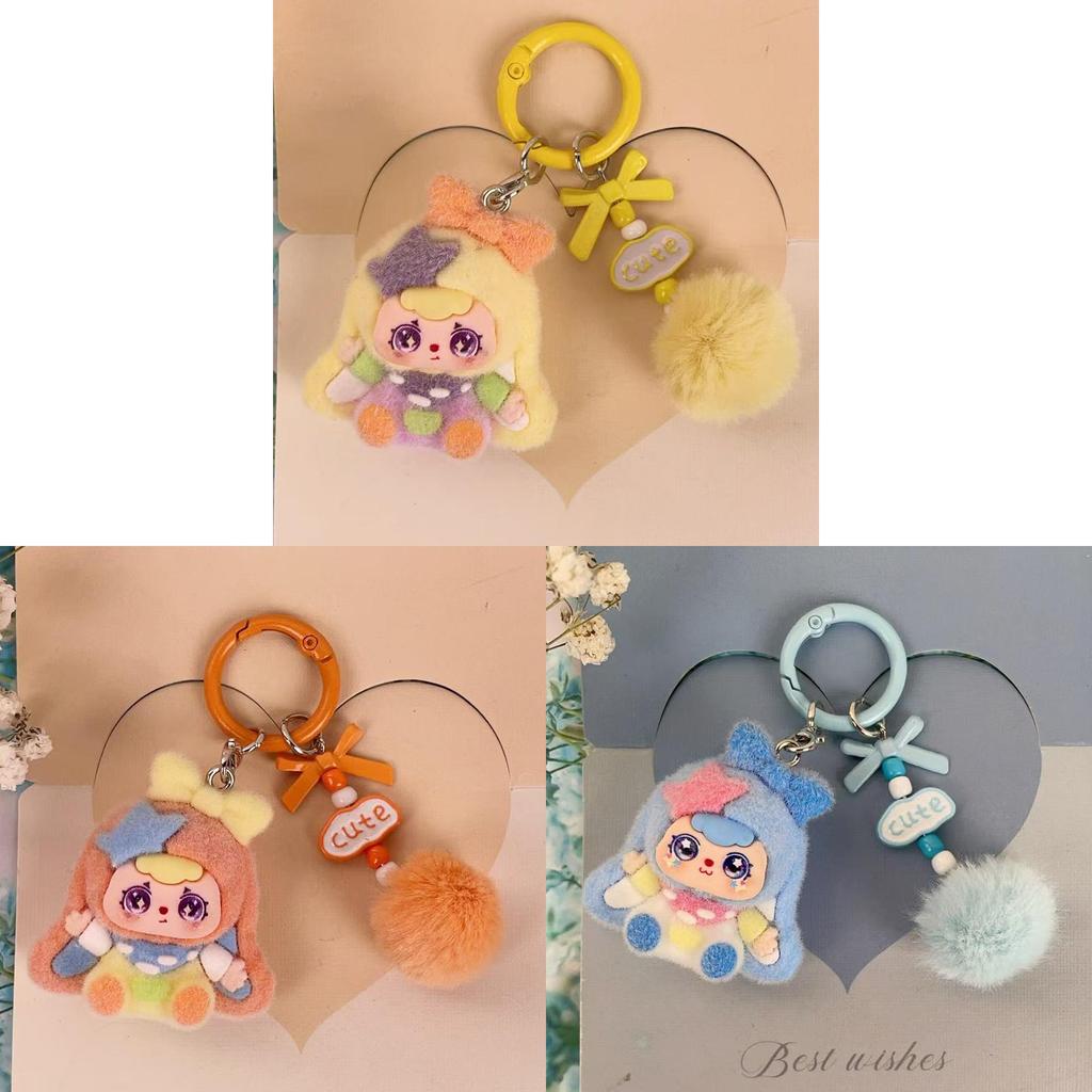 Butterfly Star Keychain With Cute Doll Pendant For Gifts And Party Decor