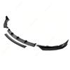 4PCS Car Front Bumper Lip Diffuser Splitter Spoiler Cover For Tesla Model 3 2017-2023 Bodykits Tuning ABS Gloss Black