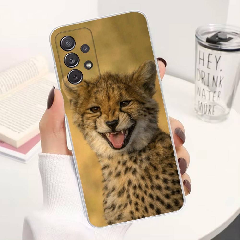 Cooler Leopard Für Samsung A51,30,71,S9,Ultra,Lite,S23,22,21,Plus,10,20,FE, Transparent, Silikonhülle