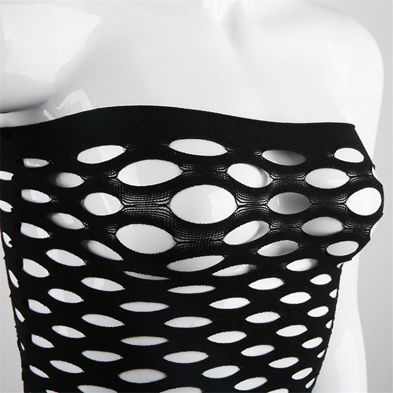 Erotisk Jumpsuit Full Sexy Undertøy Openwork Erotisk Undertøy Sex Kostyme Erotisk Sex Appeal Nettkjole Voksenprodukter