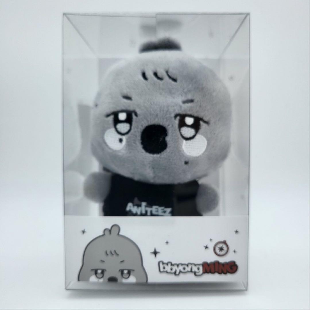 

[USED] ATEEZ ANITEEZ POPUP Mingi Plush Keyring with Trading Card