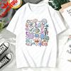 Seashell Pattern Unisex Tshirt Casual Fashion Summer Cotton Short Sleeve Oneck Hot Sale Tops Beach Vacation Clothing Gift Tee