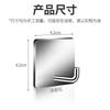 Ganci da parete adesivi in acciaio inox (10-Pack)