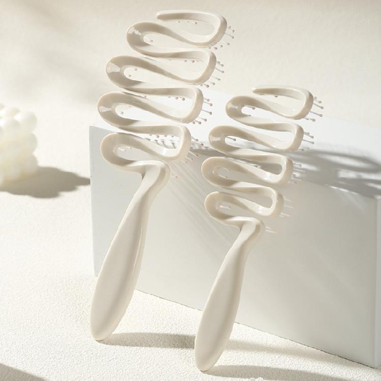 Textured Hair Volumizers Comb Hollow Out Teeth Reduce Friction ABS Plastic For Fine & Thin Hair Types