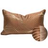 Geometrische Kissenhülle in Gold-Kaffee: Moderne luxuriöse abstrakte Kissenhülle für Sofa und Wohnzimmer