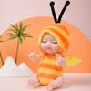 Kawaii Păpuși Reborn de Simulare de 3,5 inch Jucărie Mini Drăguță Păpușă Serie Bebeluș Adormit Jucărie Animal de Desene Animate Pentru Copii Cadou de Ziua de Naștere