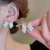 Chic Bow Stud Earrings: Elegant, Trendy Design for Versatile Women's Fashion