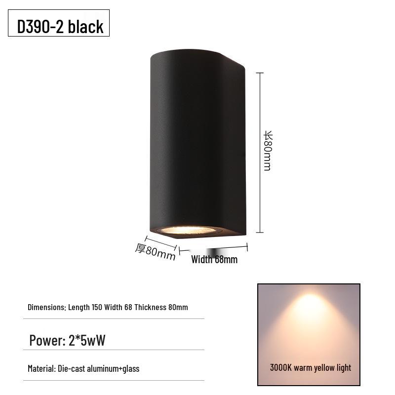 Modern LED Waterproof Outdoor Wall Lamp – Creative Design for Corridor
