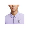 Nike Court Advantage Dri-Fit Comfortable Versatile Simple Fashion Short Sleeve Polo Shirt Men tops Soft-Purple FZ6908-515