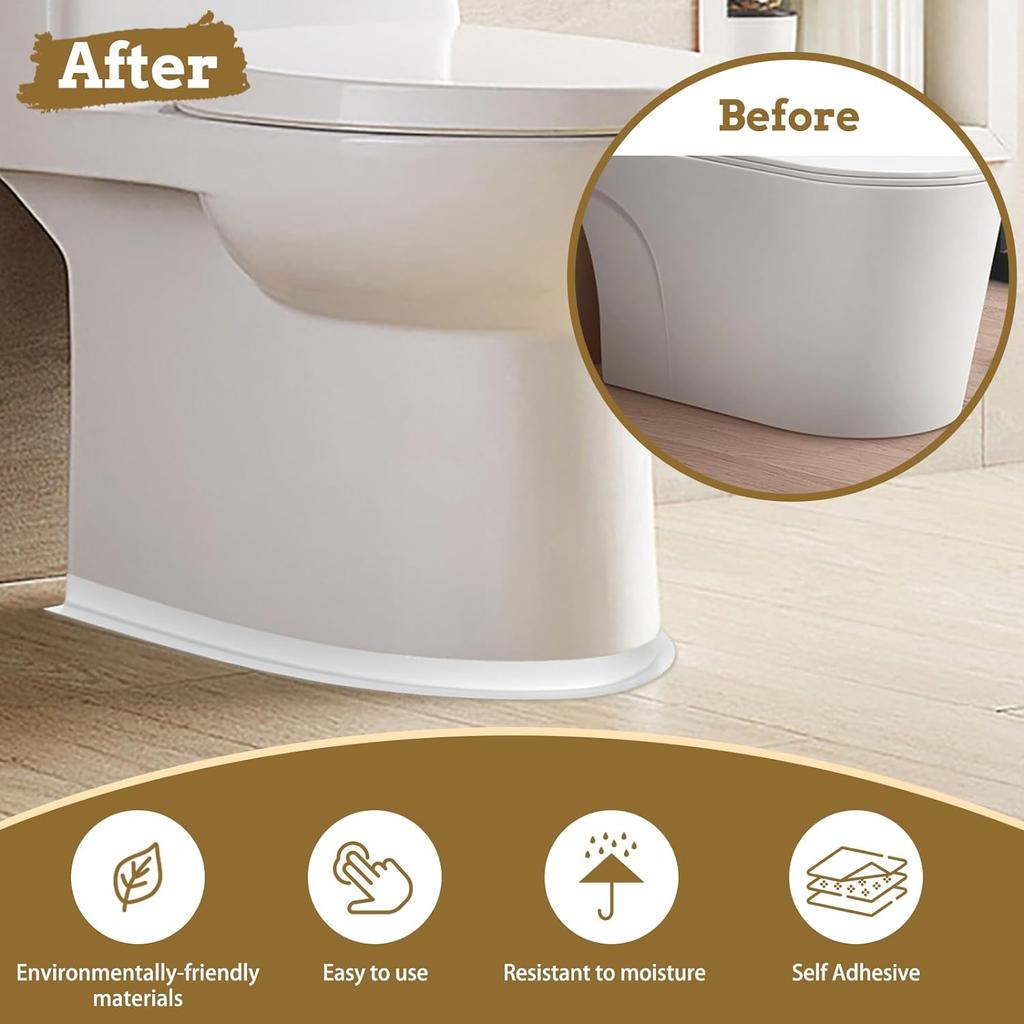 Anti mold tape Bath Kitchen Caulk Tape Sealant Strip PVC Self Adhesive Tub Wall Sealing Tape Caulk Sealer Strip Sealant Tape