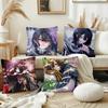 Anime Demon Slayer Obanai Iguro Kissenbezug Mode Quadratischer Kissenbezug Schlafzimmer Sofa Raum Ins Dekoration Freizeit