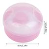 1 ks roztomilý dětský měkký kosmetický houbička na obličej a tělo, houbička na pudr, krabička, pouzdro, nádoba