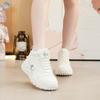 Wysokie Buty Sportowe Damskie na Grubym Spodzie Zwiększające Wzrost na Wiosnę/Jesień