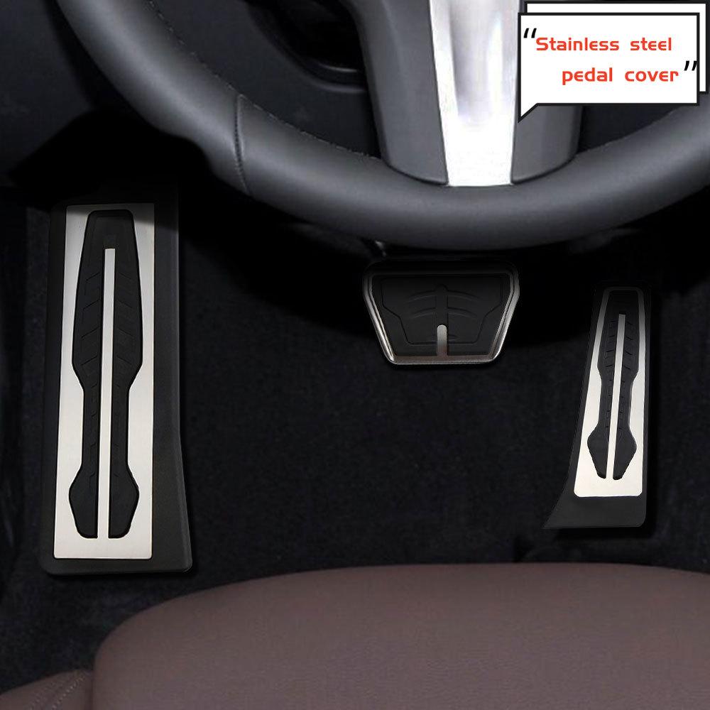 Auto Pedal Pads Brake Accelerator Pedal For BMW 3 Series 2019 2020 330i G20 G21 LHD Gas Brake Foot Pedals Cover Footrest