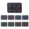8-Color Adjustable Backlight  6 Gang Switch Panel Circuit Control Relay System Box Touch Control Panel for Boat Jeep UTV Caravan