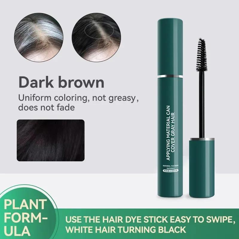 Hair Dying Stick Long Lasting Fast Staining Washable High Saturation Cover White Hair Non-toxic Not Greasy Disposable Hair Dye
