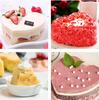 3/4/5/6/7/8/10/11 Inch Heart Shaped Cake Pan mold Solid Bottom Aluminum Alloy Chocolate Cake Pan Silver Tin Baking Mold Mould