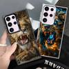 Löwe Männlich Mann König Stoßfeste Handyhülle für Samsung Galaxy S26 Edge S25 Ultra S24 FE S23 Plus S21 Hülle Anti-Fall Fundas